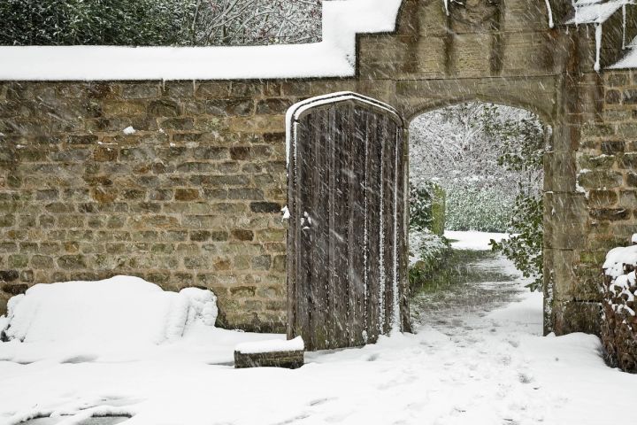 The Snowy Garden Gate
