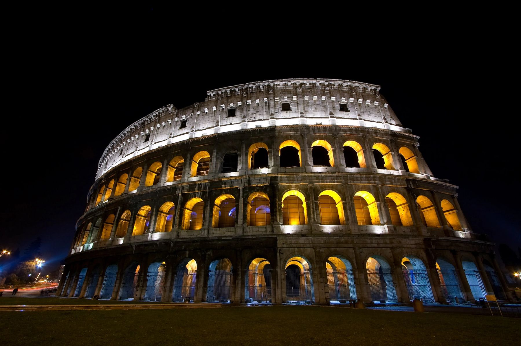 The Colosseum at Night, Rome, Italy